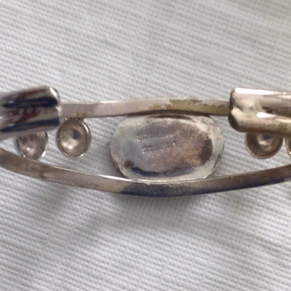 Woman’s Sliver bracelet from Mexico with Apollonian stone - Picture 2 of 5